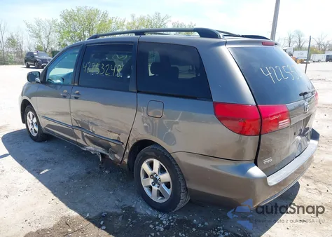 2004 Toyota Sienna Xle из США, поврежденный, VIN 5TDZA22C54S164872